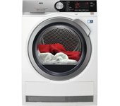 AEG T9DEC866 Secadora Bomba de Calor de Carga Frontal 8Kg A+++ Blanca