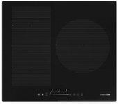 Universal Blue Meissa Flex Placa Inducción 3 Zonas Negra
