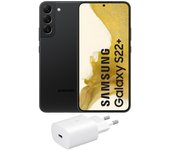 Samsung Galaxy S22 Plus 5G 256GB Negro Libre + Cargador 25W