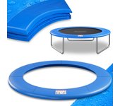 Cojín de protección borde cama elástica azul 183cm diámetro