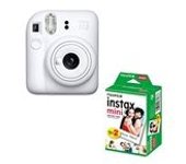 Fujifilm instax mini 12 Blanca Pack cámara + Papel foto