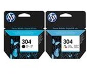 HP 304 Pack de 2 cartuchos: Negro + Color