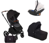 TRIO MUUM 4 U06 COLD BLACK CAPAZO SWEET CON GRUPO 0 BASIC COCHECITO