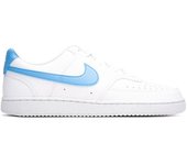 Nike - Zapatilla Court Vision Low Mujer, Mujer, White-Univ Blue, 10 USA