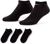 Nike - Calcetines Everyday Cushioned No-Show (3 Pares), Unisex, Black, L
