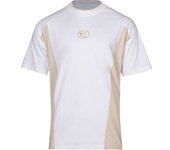 Nike - Camiseta Sportswear Swoosh Air, Hombre, White-Orewood Brn, M