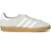 Adidas - Zapatilla Gazelle Indoor, Hombre, Grey Two-White-Gold Met., 5 UK