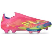 Adidas - Bota de fútbol F50+ FG, Unisex, Lucid Pink-Lucid Lemon-Blue Fusion, 7,5 UK