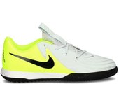 Nike - Zapatilla de fútbol sala Phantom GX II Academy IC Niño, Unisex, Mtlc Silver-Black-Volt, 5,5Y
