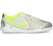 Nike - Zapatilla de fútbol sala Tiempo Legend 10 Academy IC Niño, Unisex, Mtlc Silver-Black-Volt, 5,5Y