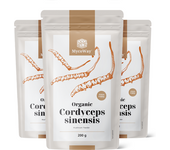 MycoWay® 3x BIO Cordyceps sinensis en polvo, en total 600 g