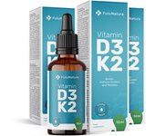 FutuNatura 3x Vitamina D3 + K2 – en gotas, en total 150 ml