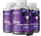 Sweet Nutribites 3x Zinc con saúco, en total 270 gominolas