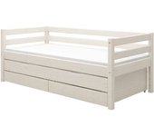 Flexa Cama nido individual pino macizo blanco 100x210cm