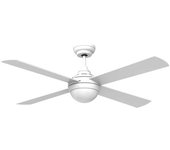 Wonderlamp Ventilador de techo blanco silencioso con luz LED