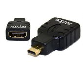 Approx appC19 Adaptador HDMI a MicroHDMI Negro