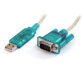 StarTech Cable Adaptador USB a Puerto Serie Serial RS232 DB9 0.9m
