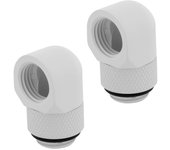 Corsair Hydro X Series 90° Rotary Pack 2 Adaptadores Blanco