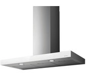 Elica Joy Campana Decorativa 90cm Acero Inoxidable/Blanco
