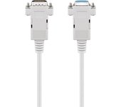 Goobay 50225 cable de serie Gris 5 m DB-9