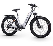 Shengmilo MX06 Bicicleta de Montaña Eléctrica 48V/17.5Ah 500W 26" Blanca