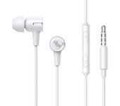 Edifier P205 Auriculares con Cable, Micrófono y Control en Línea Blanco