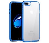 Cool Funda Borde Metalizado Azul para iPhone 7 Plus/iPhone 8 Plus