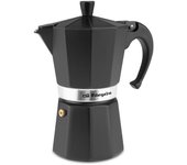 Orbegozo KFN 610 Cafetera Italiana de Aluminio para 6 Tazas Negro