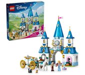 Lego Disney Castillo y Carroza de Cenicienta, Carroza y Figuras 6+ Años