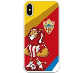Funda Licencia Oficial UD Almería Rozam Franjas Geométricas para iPhone X