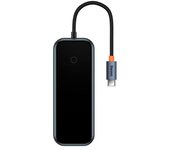 Hub USB-C Baseus 4 Puertos USB 3.0 OTG 500MB/s Negro Compacto Plug&Play