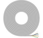 Aisens A135-0660 Bobina Cable de Red RJ45 Cat.6 UTP AWG23 CCA 100m Gris