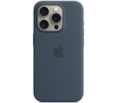 Apple Funda de Silicona con MagSafe Azul Tempestad para iPhone 15 Pro