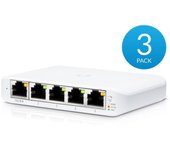 Switch Ubiquiti UniFi Flex Mini 3-pack 5xGigabit PoE Gestionado USB-C
