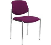 Piqueras y Crespo Villalgordo Silla Fija Bali Morado Chasis Cromo