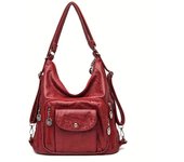 Bolso bandolera vintage, bolso de hombro retro, bolso de moda y cartera para mujer para el trabajo