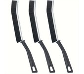 Cepillo de limpieza de grietas de 3 piezas, nueva herramienta de cepillo de limpieza de grietas multifuncional, cepillo de grietas para baño, cepillo limpiador de lechada, cepillo de limpieza de grietas de cerdas duras para tiendas