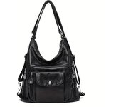 Bolso bandolera vintage, bolso de hombro retro, bolso de moda y cartera para mujer para el trabajo