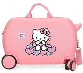Hello Kitty Trolley Hearts Dots 45cm