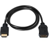 Nanocable HDMI, 2m 2m HDMI HDMI Negro cable HDMI
