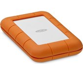 LaCie Rugged Secure disco duro externo 2000 GB Naranja, Blanco