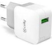 Celly TCUSBTURBO cargador de dispositivo móvil Interior Blanco