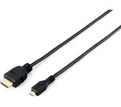 Equip HDMI/Micro-HDMI 1.0m cable HDMI 1 m HDMI tipo A (Estándar) HDMI tipo D (Micro) Negro
