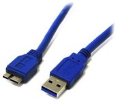 StarTech.com Cable Adaptador USB 3.0 Super Speed USB A Macho a Micro USB B Macho de 30cm - Azul