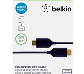 Belkin HDMI, 1.8m 1.8m HDMI HDMI Negro cable HDMI