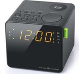 Muse M-187 CR Reloj Digital Negro radio