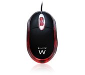 Ewent EW3174 ratón USB Óptico 1000 DPI Ambidextro