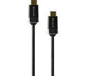 Belkin High Speed HDMI 1m cable HDMI HDMI tipo D (Micro) HDMI tipo A (Estándar) Negro