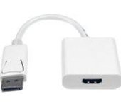 Microconnect DPHDMI3W adaptador de cable de vídeo DisplayPort HDMI Blanco
