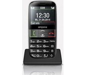 Emporia EUPHORIA 2.3 pulgadas pulgadas 90g Negro, Plata